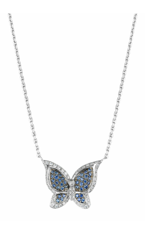 Подвеска Chopard Butterfly White Gold Sapphire Pendant 81/5541/3 (19106)