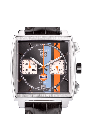 Часы Tag Heuer Monaco Calibre 11 Gulf Edition CAW211R.FC6401 (19675) №2