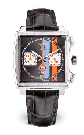 Часы Tag Heuer Monaco Calibre 11 Gulf Edition CAW211R.FC6401 (19675)