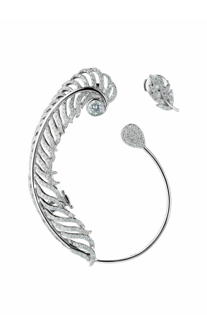 Серьги Elise Dray White Gold Diamonds Earcuff (19560)