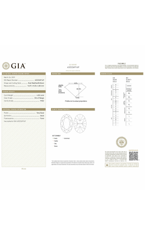 Кольцо GIA с бриллиантом 4,02 ct W to X Range/VVS2 GIA (19702) №2