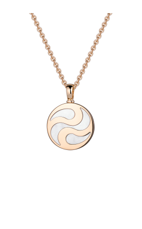 Подвеска Bvlgari Spinning Mother of Pearl and Gold Ying Yang Pendant (19925)