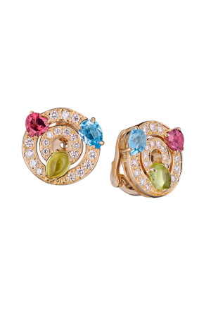 Серьги Bvlgari Astrale Anelli Color Collection Earrings OR853002 (19843)