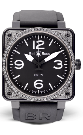 Часы Bell & Ross BR 01-92 Limited Edition РЕЗЕРВ BR0192-AU-TDIA-C/SWA (20005)