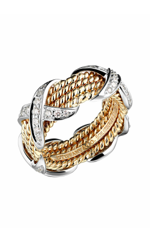 Кольцо Tiffany & Co Schlumberger Rope Four-row X Ring (19760)