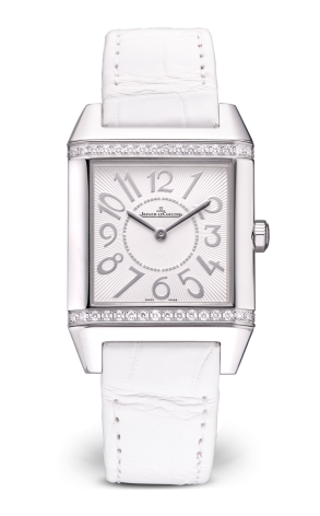 Часы Jaeger LeCoultre Jaeger-LeCoultre Reverso Squadra Lady Original Factory Diamond Bezel 234.8.47 (20257)