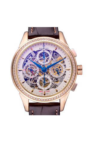 Часы Perrelet SKELETON CHRONO DUAL TIME A3007/A0244 (20401) №2