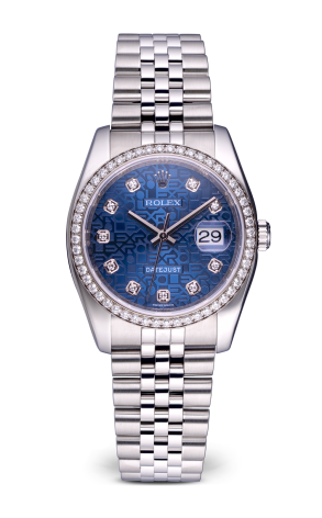 Часы Rolex Oyster Perpetual Datejust 36 mm Steel and white Gold 116244 (20445)