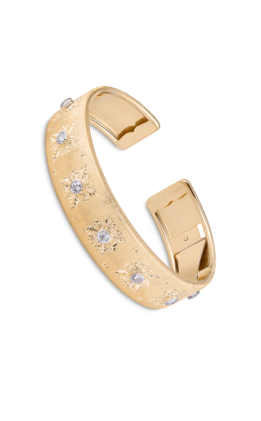 Браслет Buccellati Macri Cuff Yellow Gold Diamonds Bracelet (20699)