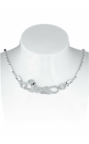 Колье Cartier Panthère de White Gold Diamonds Necklace N7048600 (20300)