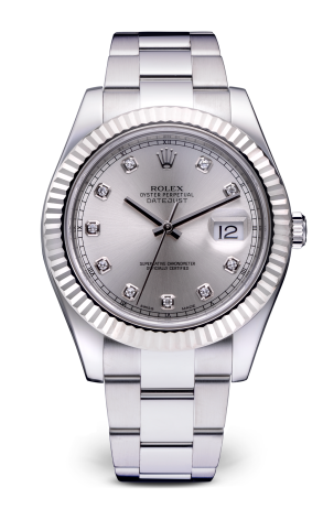 Часы Rolex Datejust II 41 mm 116334 Silver Diamonds 116334 (20367)