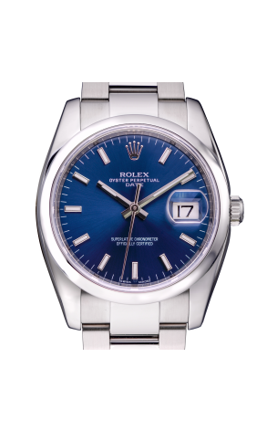 Часы Rolex Oyster Perpetual Date Blue Dial 34mm 115200 115200 (20438) №2