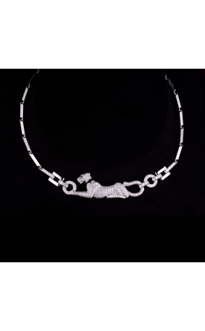 Колье Cartier Panthère de White Gold Diamonds Necklace N7048600 (20300) №2