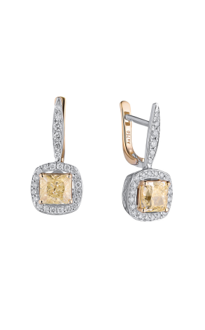 Серьги Giancarlo Gioielli 1,50/1,51 ct FLY Gold Diamond Earrings (21105)