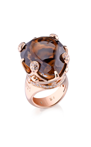 Кольцо Pasquale Bruni Sissi Smoky Quartz Gold Ring 14599R (20929)
