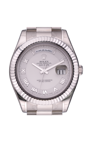 Часы Rolex Day-Date II 41mm Roman Dial White Gold 218239 (21249) №2