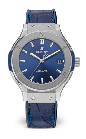 Часы Hublot Classic Fusion Blue Titanium 565.NX.7170.LR (21288)