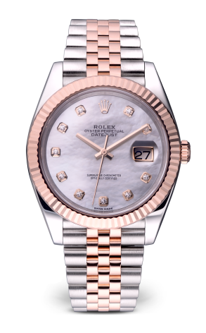 Часы Rolex Datejust Stainless Steel and Everose Gold 126331 (21522)