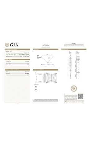 Кольцо  с бриллиантом 1,02 ct E/VS1 GIA (21275) №2