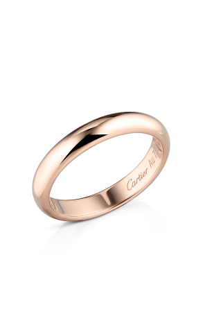 Кольцо Cartier 1895 Wedding Band Pink Gold Ring B4096600 (21323)