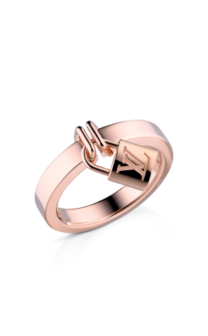 Кольцо LouisVuitton Louis Vuitton Lockit Rose Gold Ring (21342)