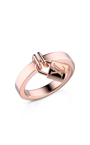 Кольцо Louis Vuitton Lockit Rose Gold Ring (21342)