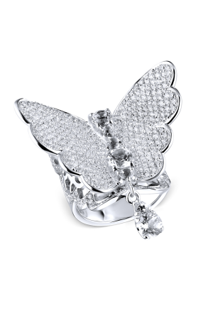 Кольцо Pasquale Bruni Liberty White Gold Diamonds Ring 13770B (21580)