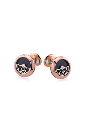 Запонки Breguet Rotor 9907 Rose Gold Cufflinks 9907.BA.OX (21854)