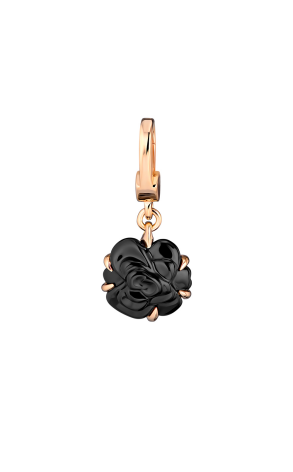Подвеска Chanel Camelia Onyx Charm Pendant (21661)