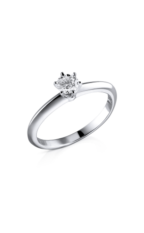 Кольцо  с бриллиантом 0,33 ct H/VS2 МГУ (21910)