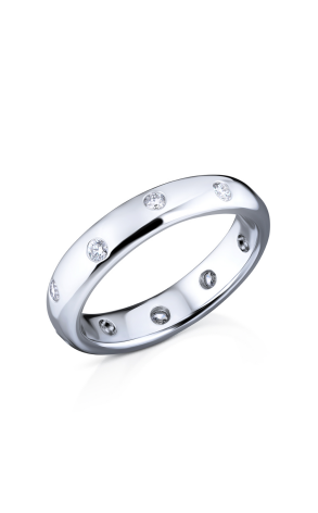 Кольцо Tiffany & Co Platinum Etoile And Diamond Band Ring (21957)