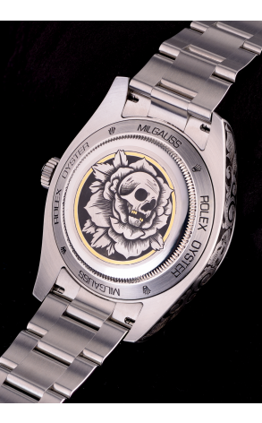 Часы Rolex Milgauss Handmade Engraving 116400gv (22026) №4