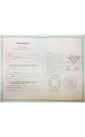 Кольцо Tiffany & Co Ring 0,97 ct G/IF (21973) №2