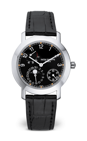 Часы Patek Philippe Moon Phase Power Reserve Black Dial 5055G (22348)