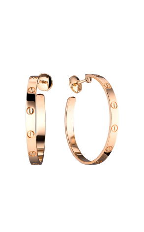Серьги Cartier Love Yellow Gold Earrings B8028200 (22306)