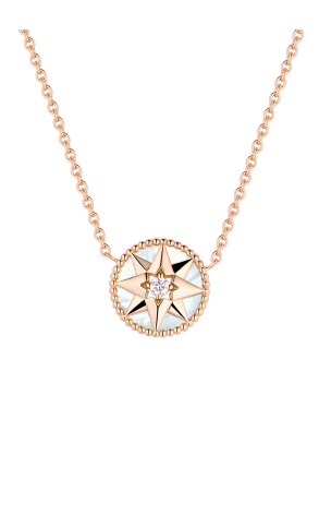 Подвеска Dior Yellow Gold Rose des Vents Necklace JRDV95005 (22317)