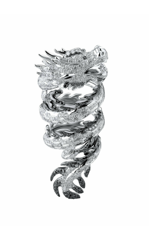 Кольцо Elise Dray Diamond Gold Dragon Ring (22671)