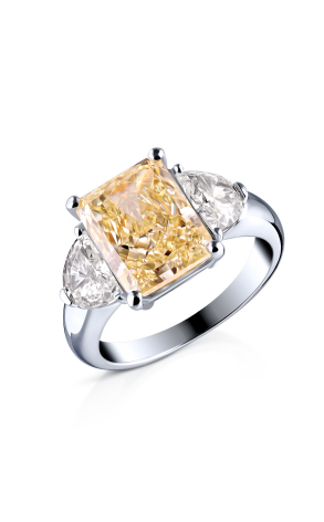 Кольцо  с бриллиантом 5,02 ct FLY/VVS2 МГУ (22329)