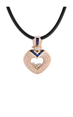 Подвеска  в стиле Chopard Happy Diamonds Hearts (22508)