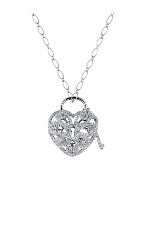 Подвеска Tiffany & Co Filigree Heart Key Pendant (22343)