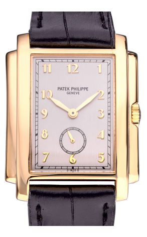 Часы Patek Philippe 18k Yellow Gold Silver Arabic Dial Gondolo 5024 (22737) №2