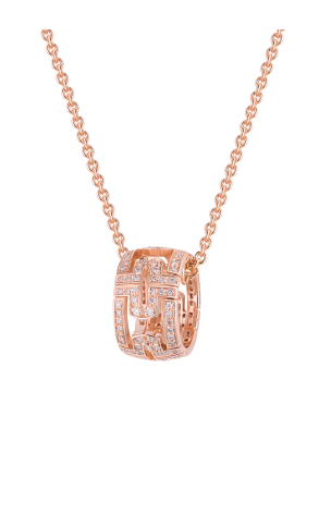 Подвеска Bvlgari Parentesi Rose Gold Diamonds Necklace 343471 (22776)