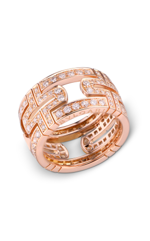 Кольцо Bvlgari Parentesi Rose Gold Diamonds Ring AN854130 (22778)