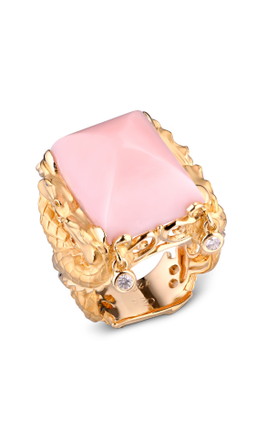Кольцо Carrera y Carrera Circulos de Fuego Nankin Pink Opal Ring DA10227 (22825)