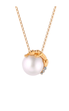 Подвеска Carrera y Carrera Panther Yellow Gold Pearl Pendant (22956)