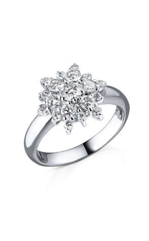 Кольцо Crivelli White Gold Diamonds Ring 151-4217В (22932)