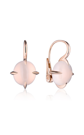 Серьги Pomellato Veleno White Quartz Rose Gold Earrings O.B303/07/QB (22846)