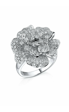 Кольцо RalfDiamonds White Gold Diamonds 1.65 ct Rose Ring (23051)