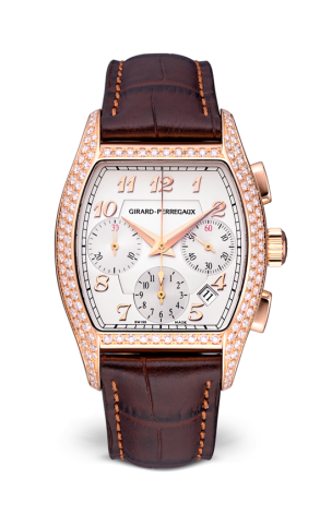 Часы Girard Perregaux Richeville Chronograph 18K Rose Gold 27650 (23256)