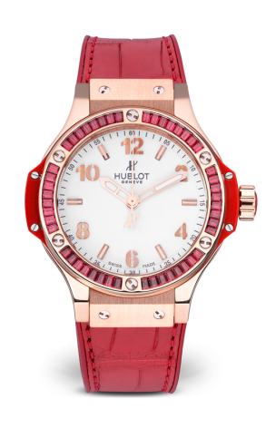 Часы Hublot Big Bang Quartz Rose Gold Tutti Frutti 361.PR.2010.LR.1913 (23353)